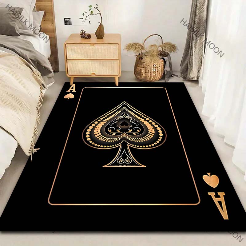 Luxury Home Textiles Usa - 6 Styles Black Playing Card Ace
