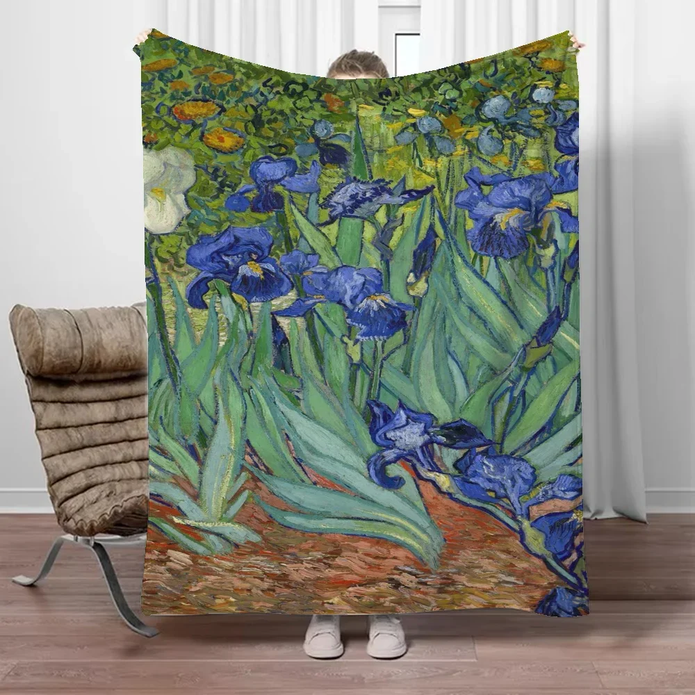 Luxury Home Textiles Usa - Van Gogh Boho Throw Blanket for