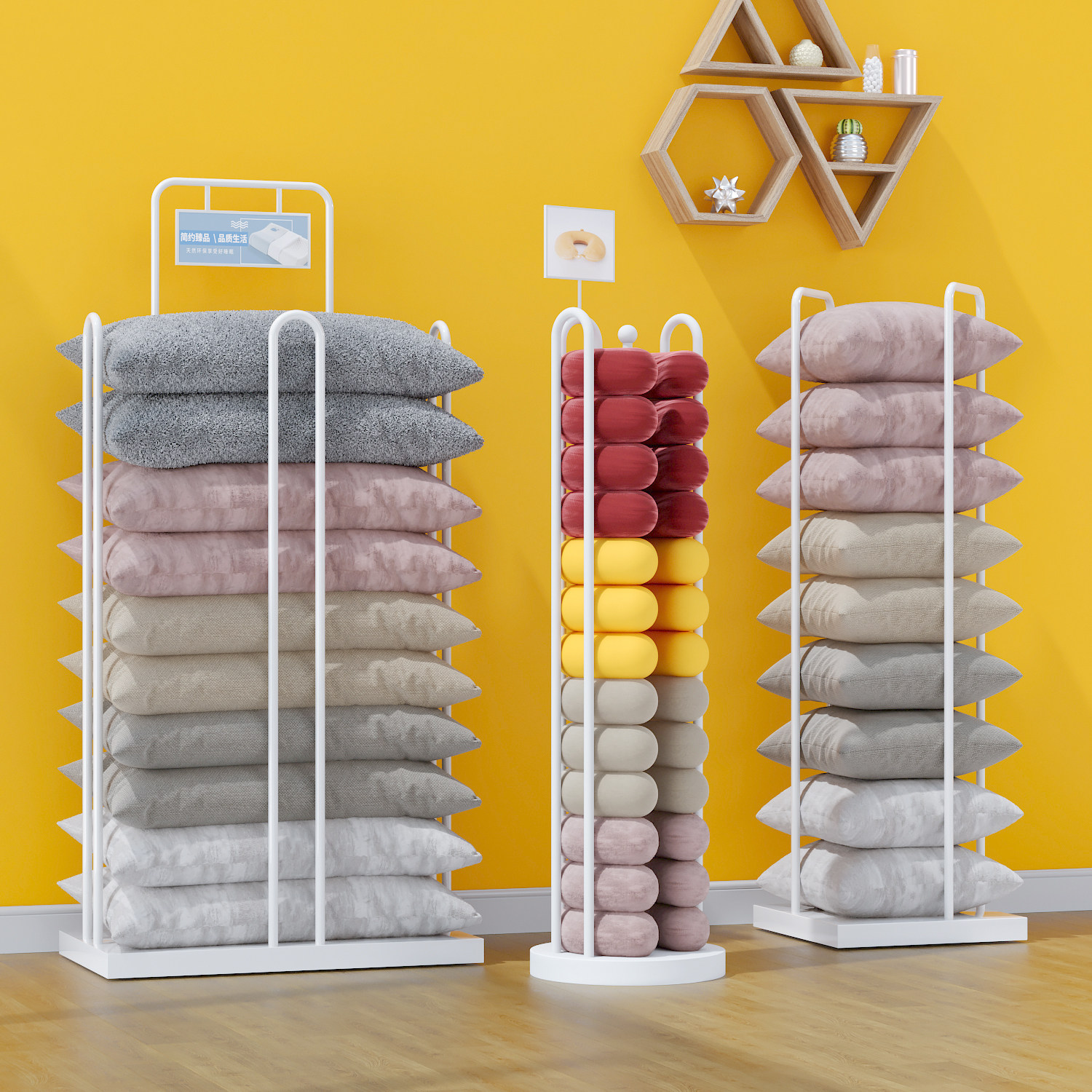 Home Textiles Factory - Home Textile Display Rack Pillow Core