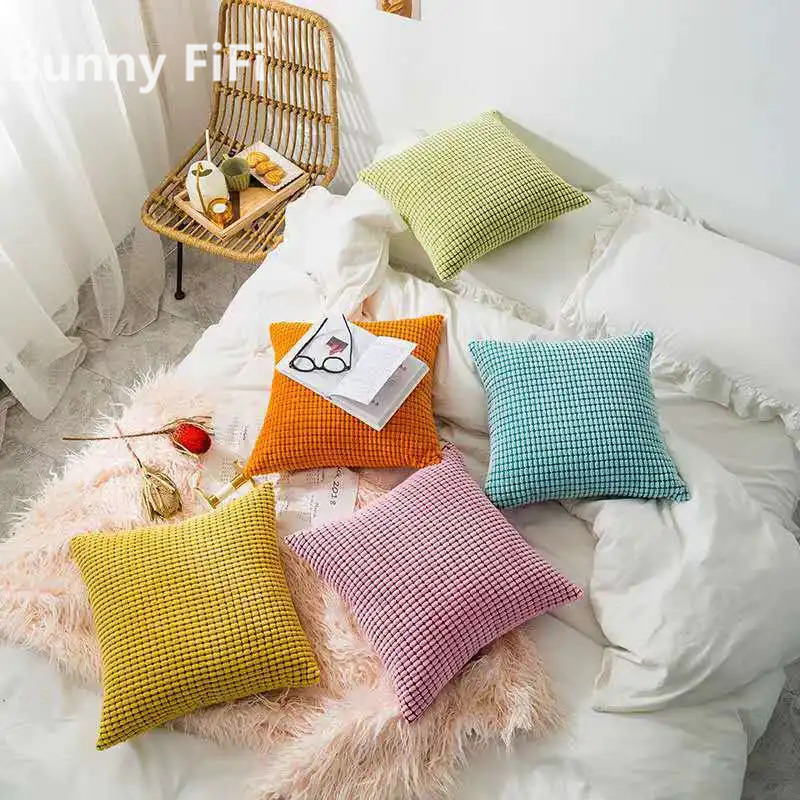 Soft Corduroy Corn Grain Home  - Pillow Cover 20X20 review and price
