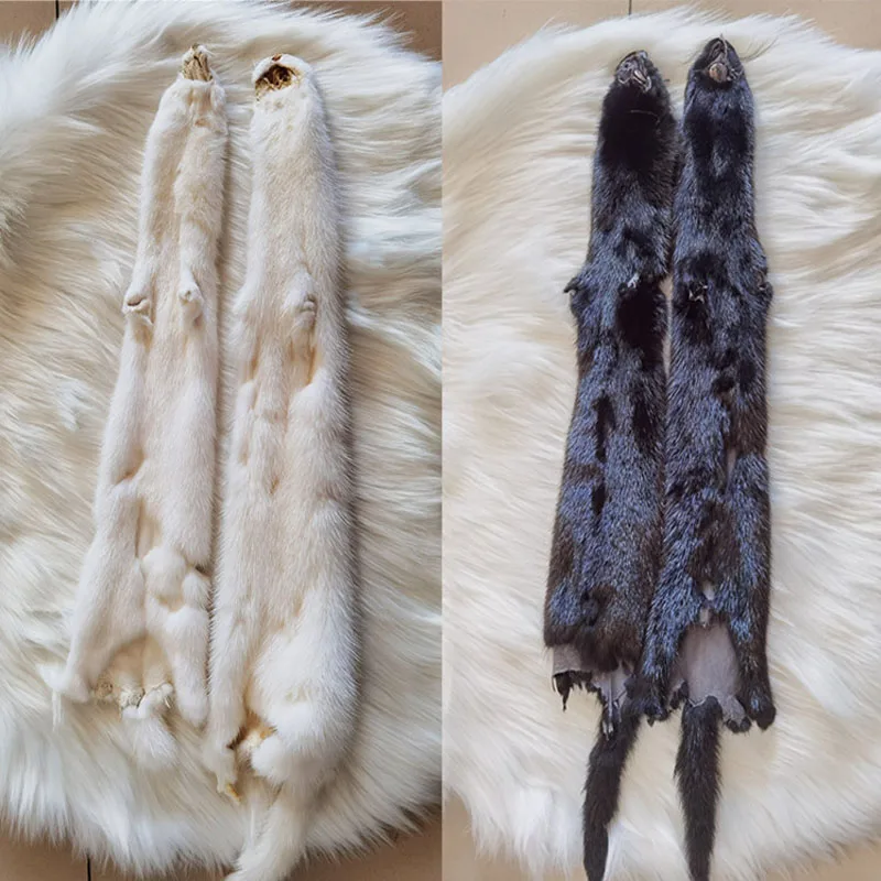 Real Mink Fur Skin Leather Hid - Home Textiles Factory review and price