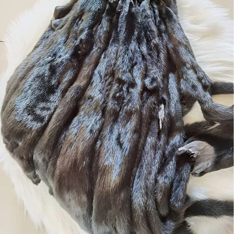 Real Mink Fur Skin Leather Hid - Home Textiles Factory review and price