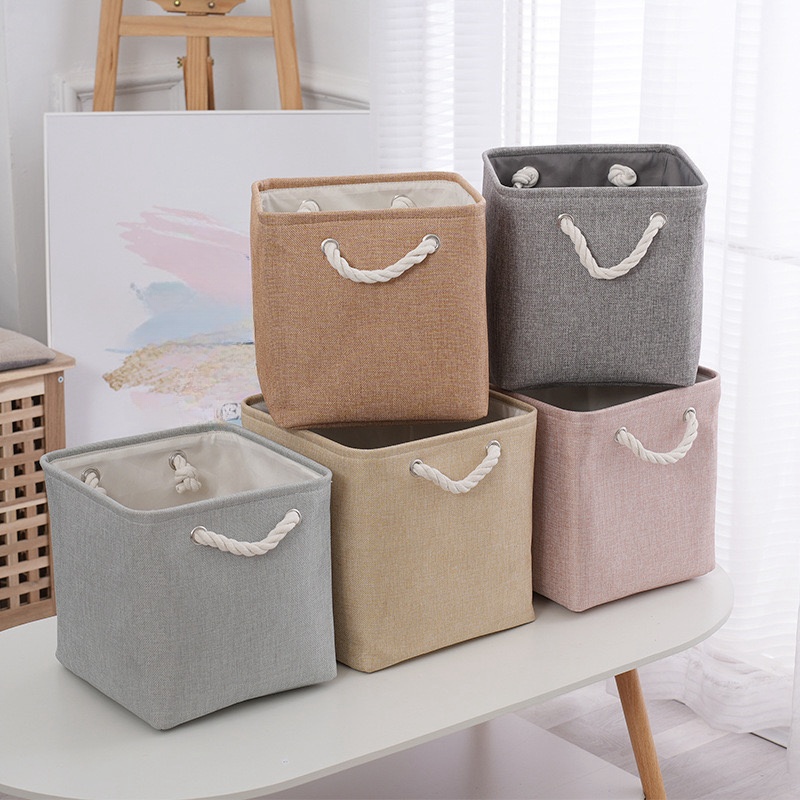 2Pcs/Cotton and Linen Storage  - Linum Home Textiles review and price