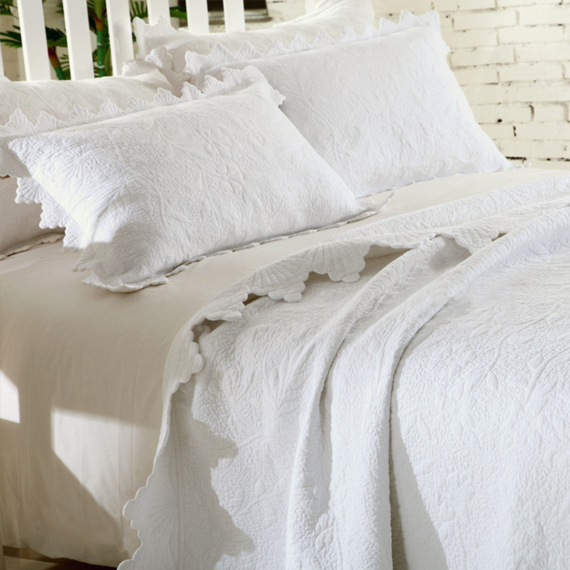 Quilted Cotton Bedspread On Th - Linum Home Textiles review and price