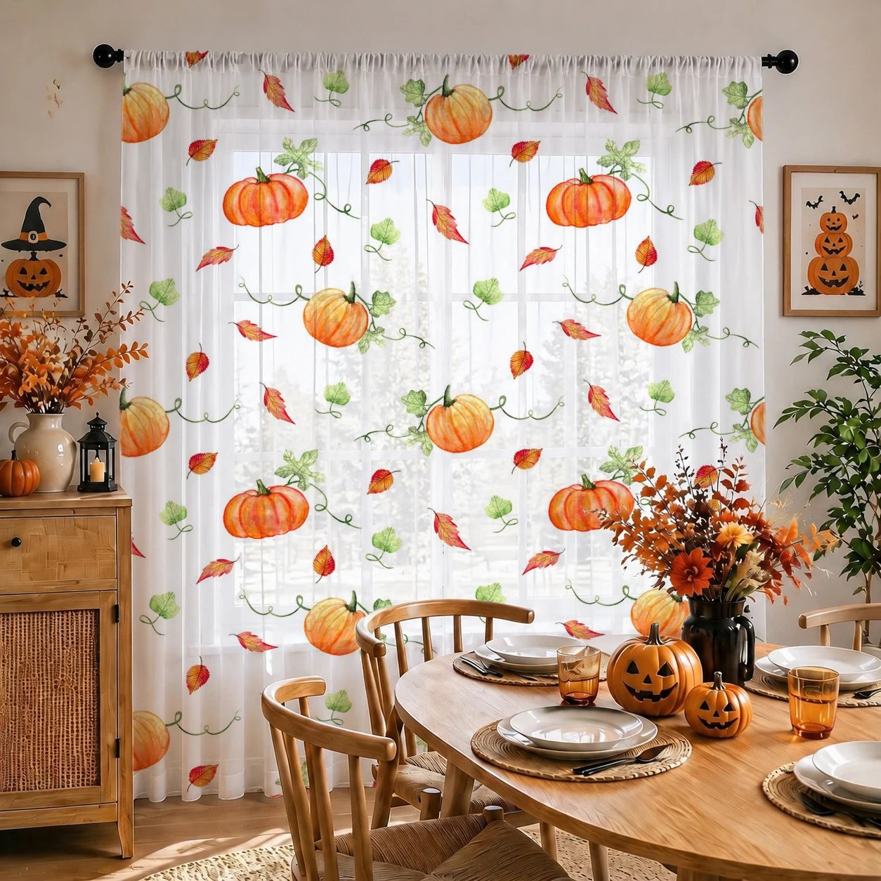 1Pc Rod Pocket Home Decor Hall - Curtain Sheer Voile review and price