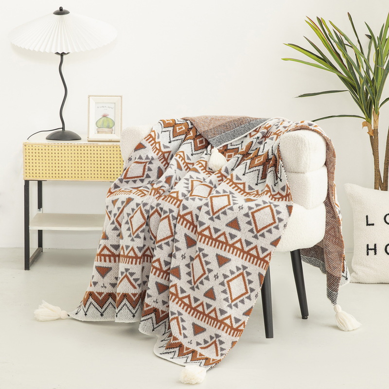 Bohemian Style Printed Knitted - Luxury Home Textiles Usa review and price