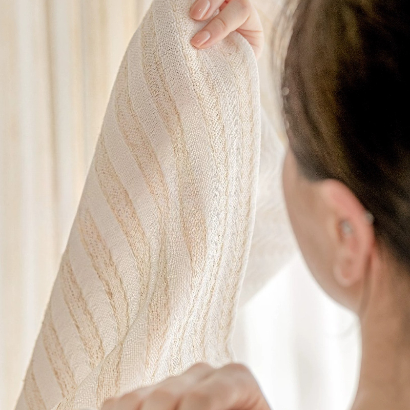 Rice-Blossom Yarn-Dyed Jacquar - Curtain Sheer Voile review and price