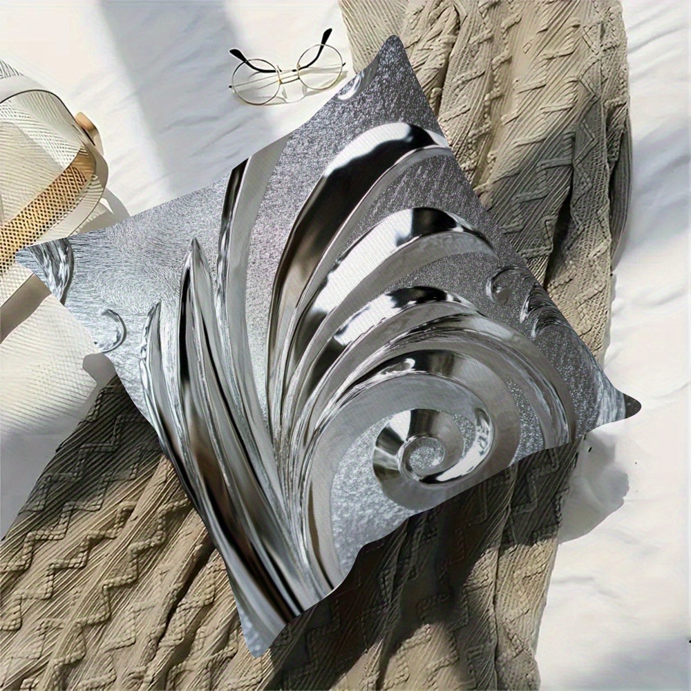 Double Sided Silver Art Deco C - Pillow Cover 20X20 review and price