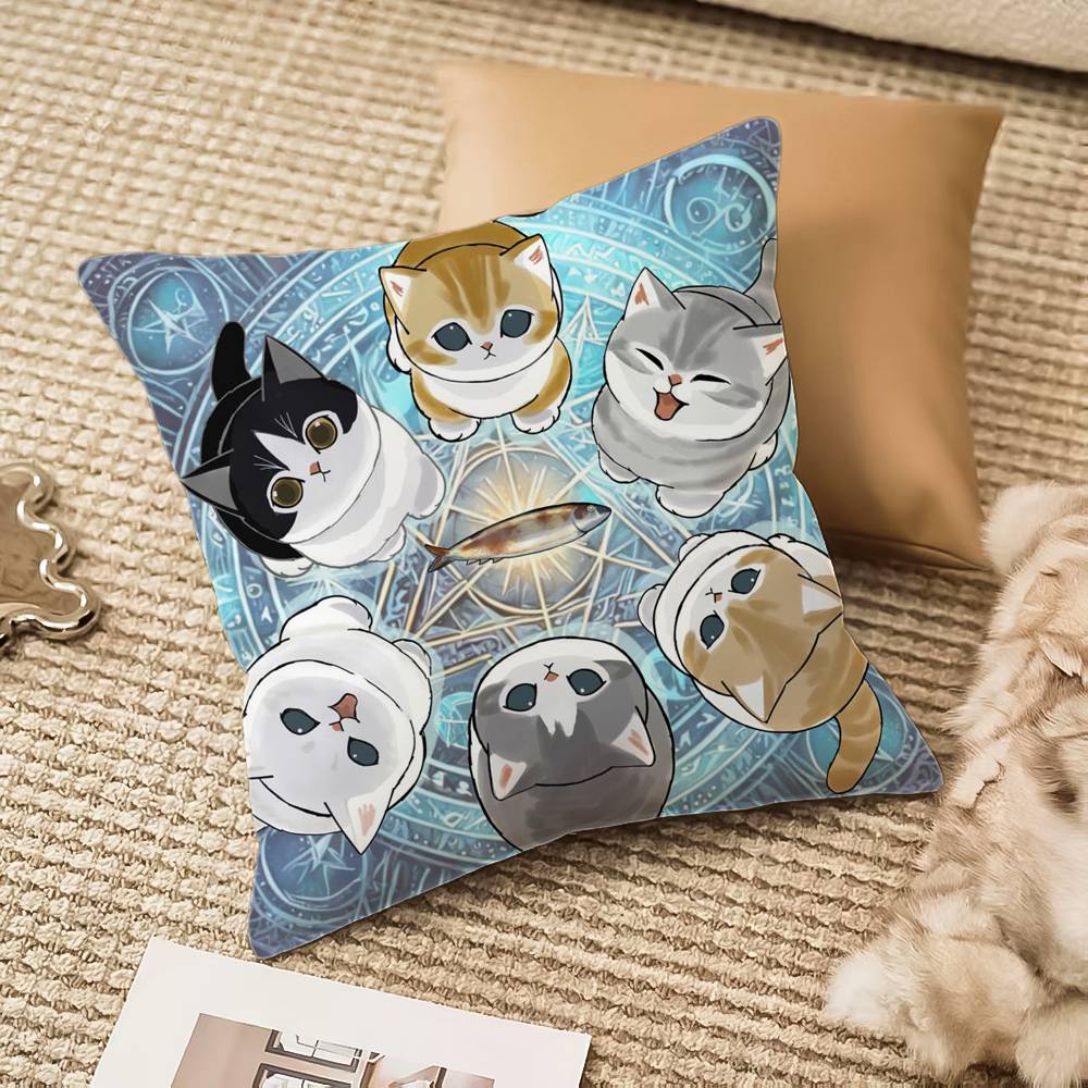 Luxury Cute mofusand cat Pillo - Luxury Home Textiles Usa review and price