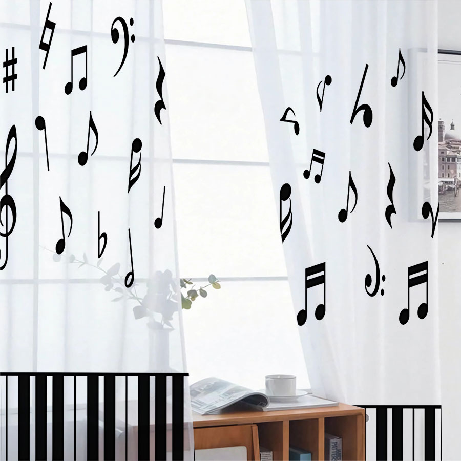 2PCS Digital Print Sheer Curta - Curtain Sheer Voile review and price
