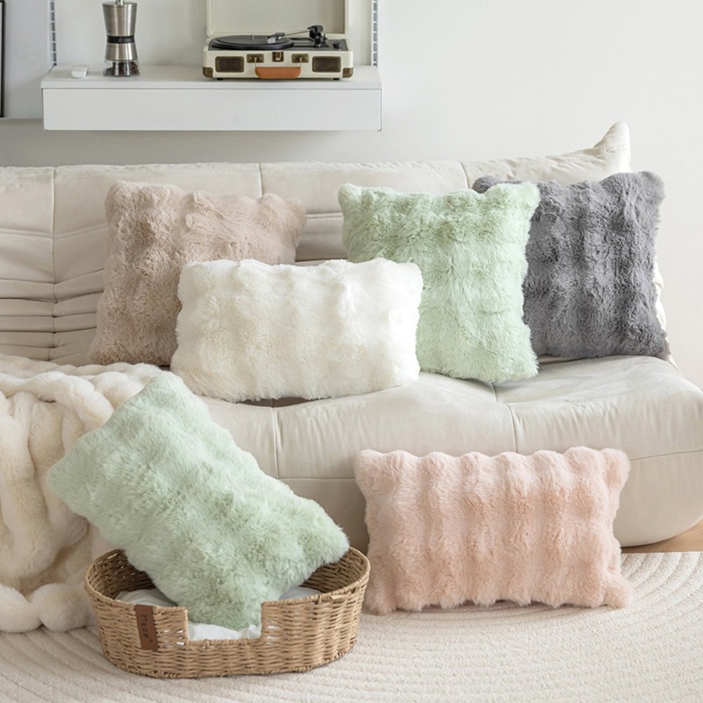Simple Imitation Rabbit Hair C - Pillow Cover 20X20 review and price