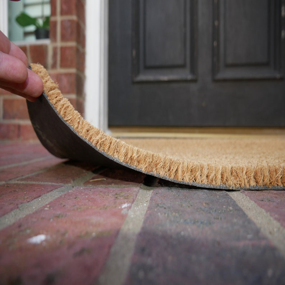Customized Coir Doormat Logo T - Home Textiles Company review and price